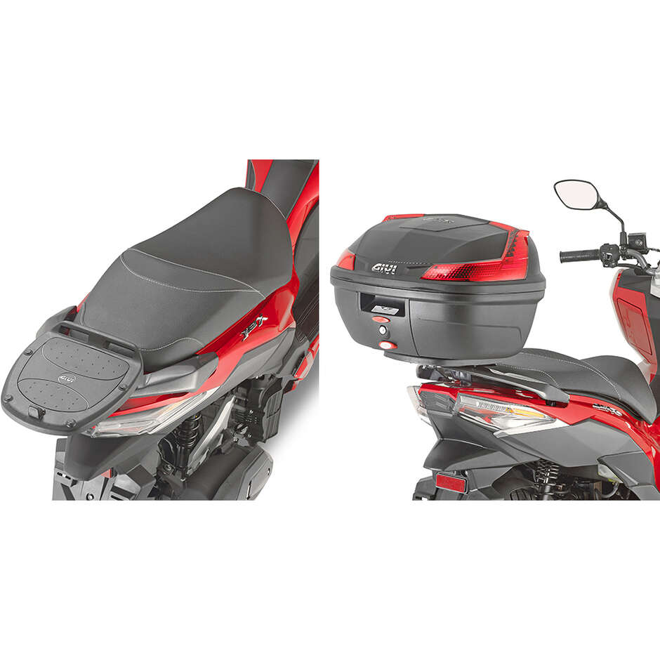 Attacco posteriore per bauletto Monolock Givi SR7066 Per SYM JET X 125 (21 > 24)