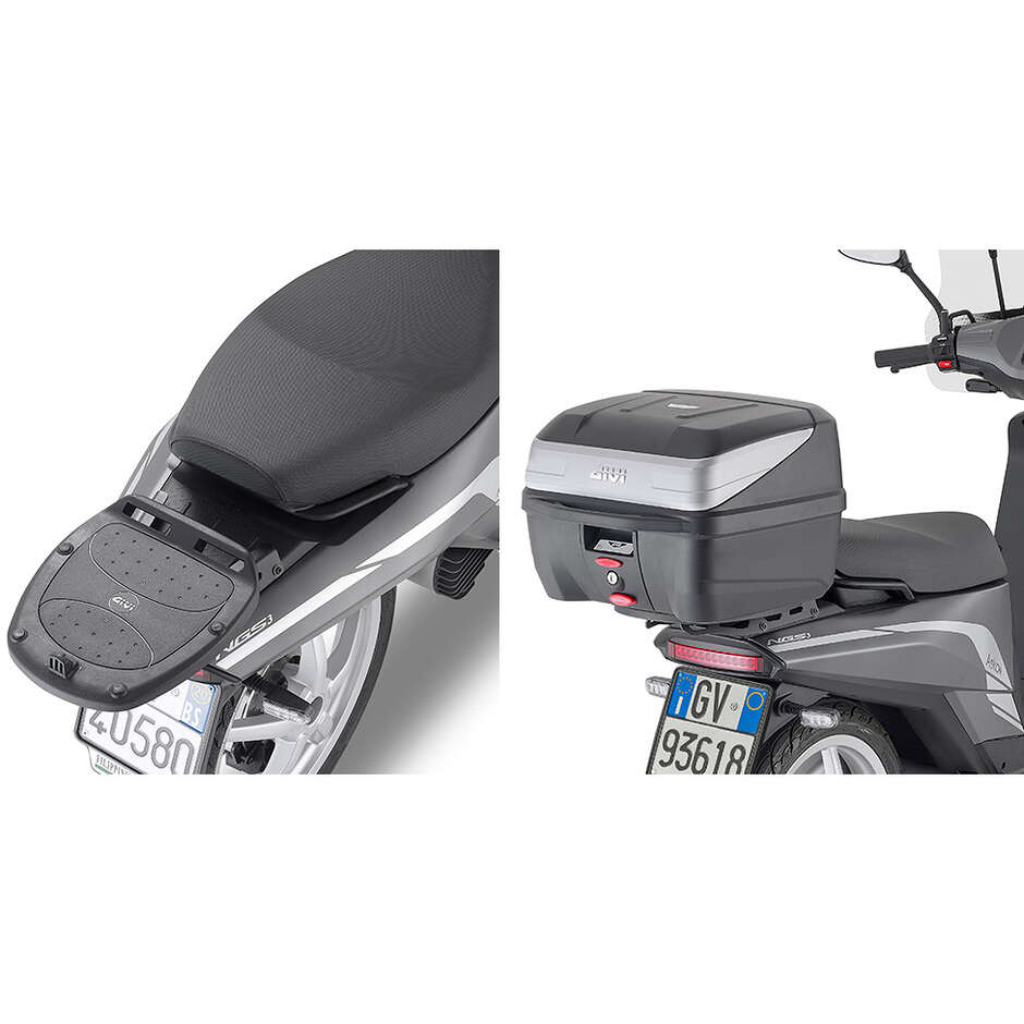 Attacco posteriore per bauletto Monolock SR9031 Per ASK taglia un