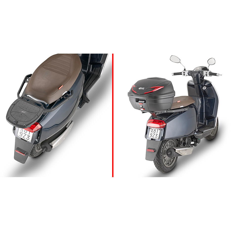 Rear rack for Monolock top case Givi SR9530 For LAMBRETTA V-Special 50-125-200 (22 > 24)