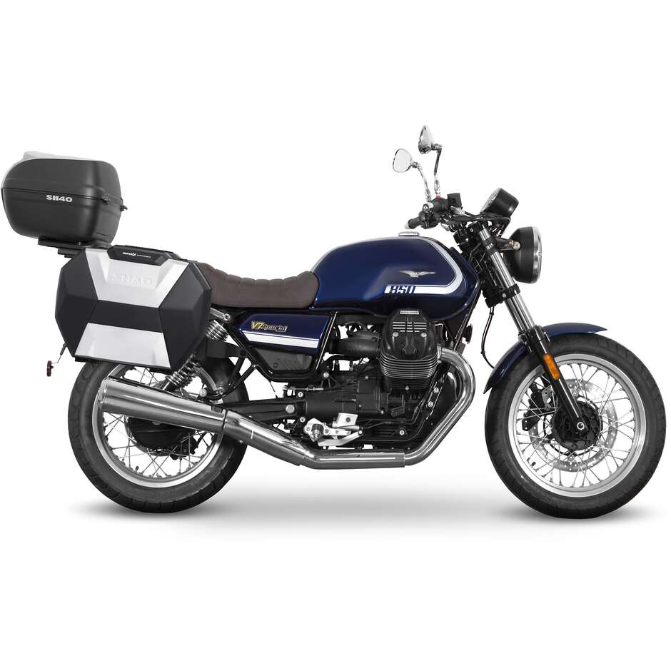 Attacco Posteriore Per Bauletto Shad Top Master Specifico per Moto Guzzi V7 SPECIAL-STONE-TEN-CORSA (2023-25)