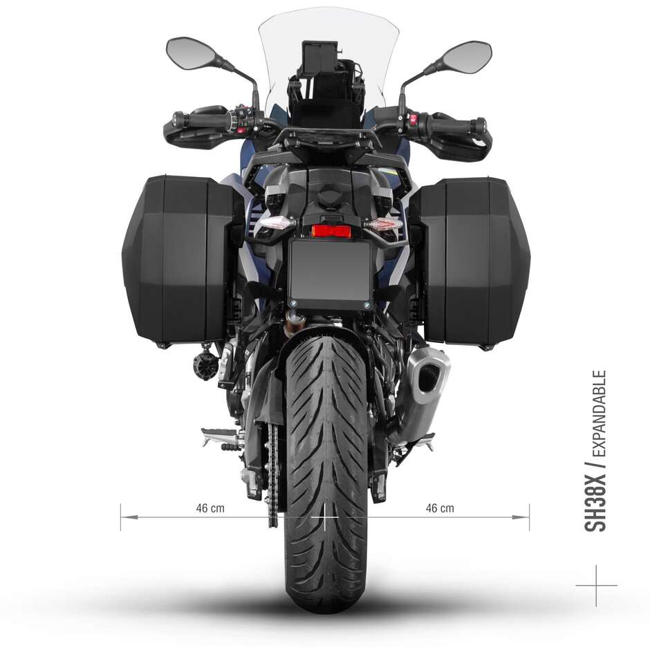 Attaques spécifiques aux valises latérales du système SHAD 3p pour BMW s1000 XR (2024-26)