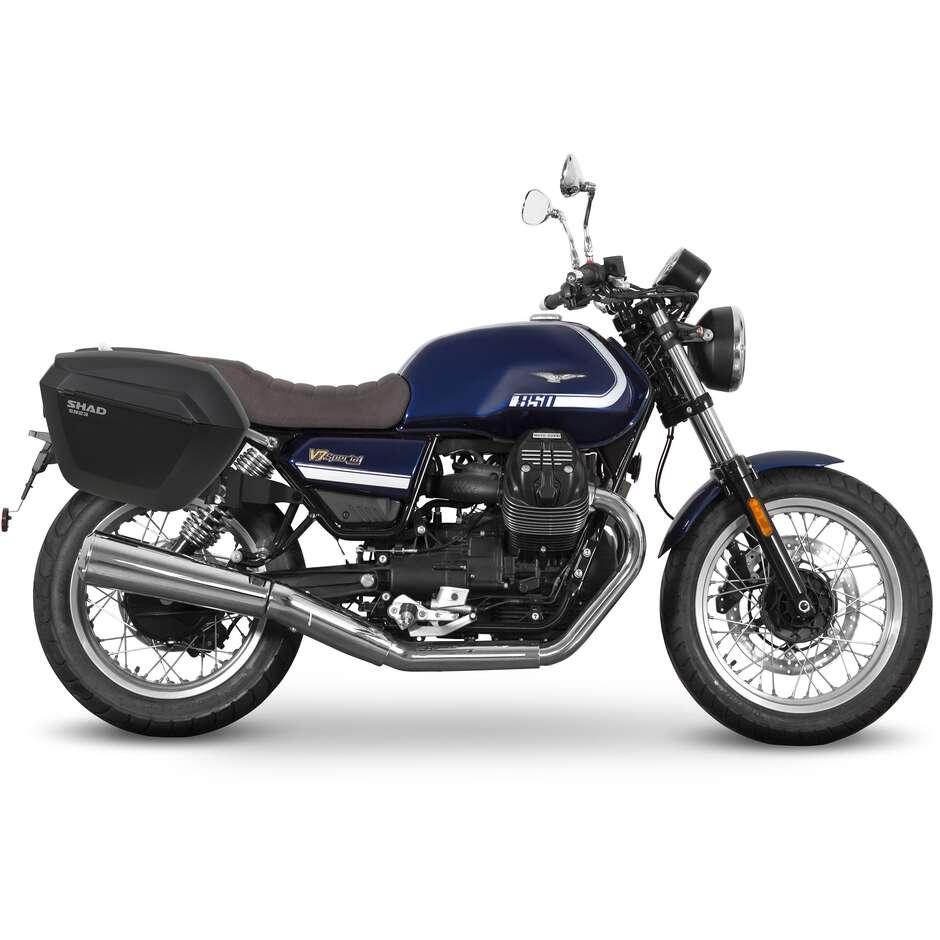 Attaques spécifiques aux valises latérales SHAD 3p System pour Moto Guzzi V7 STONE-CORSA (2023-26)