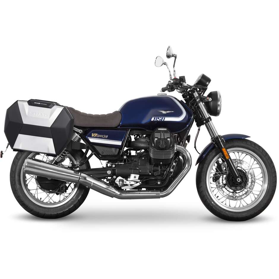 Attaques spécifiques aux valises latérales SHAD 3p System pour Moto Guzzi V7 STONE-CORSA (2023-26)