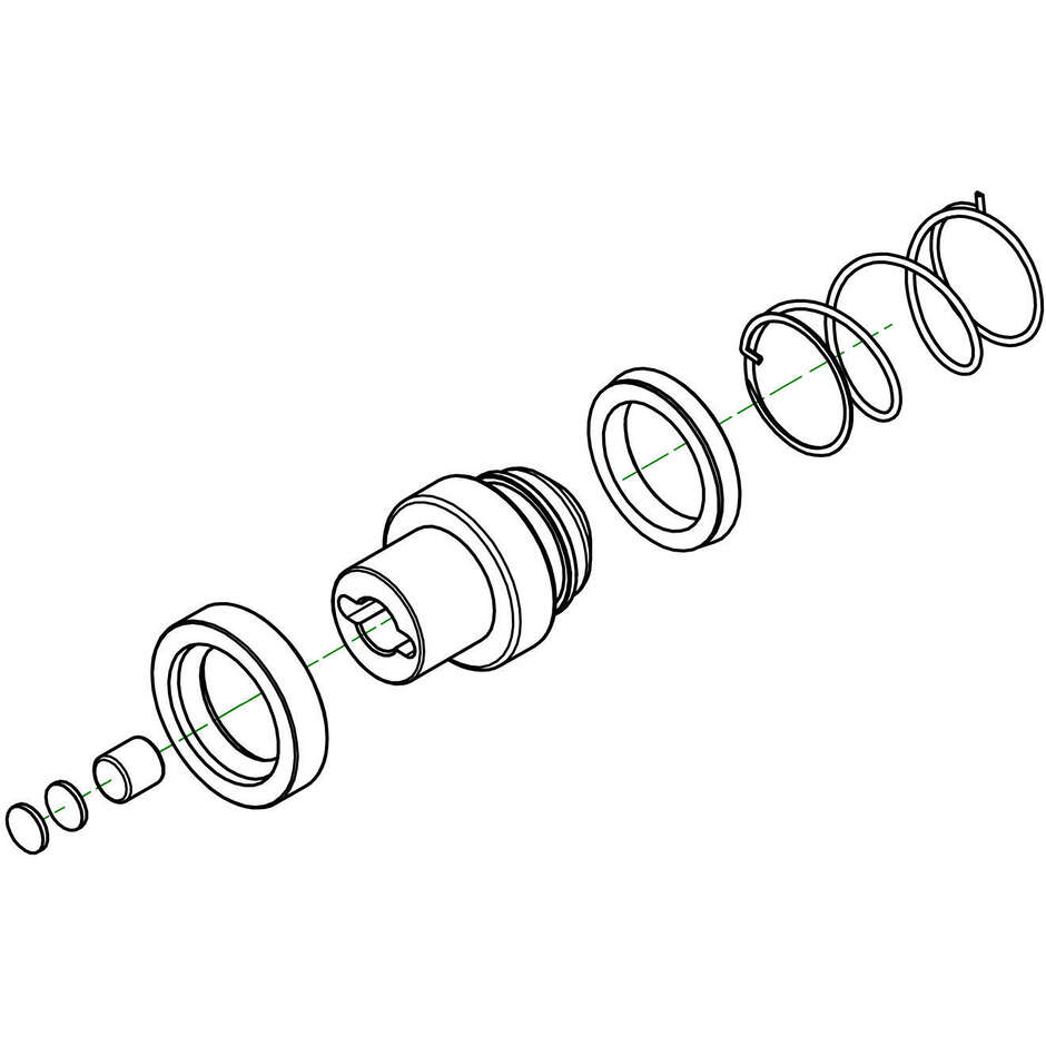 Attuatore frizione AFK01 Ø 30 mm Ducati - kit revisione CNC taglia uni
