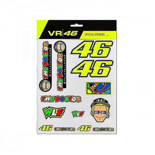 Autocollants VR46 Large Classic Collection