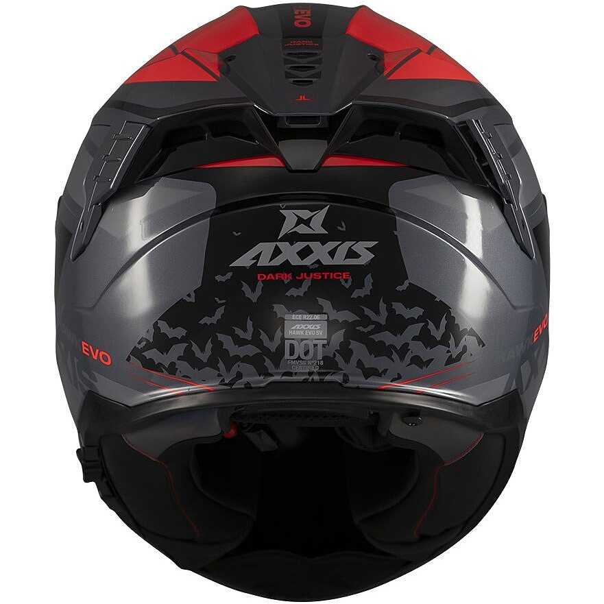 Axxis FF122SV Hawk Evo SV Dark Justice C4 Full Face Motorcycle