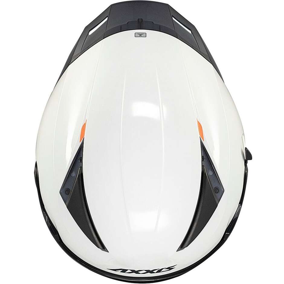 Axxis FF130SV Panther SV Solid A0 Integralhelm für Motorräder, Weiß