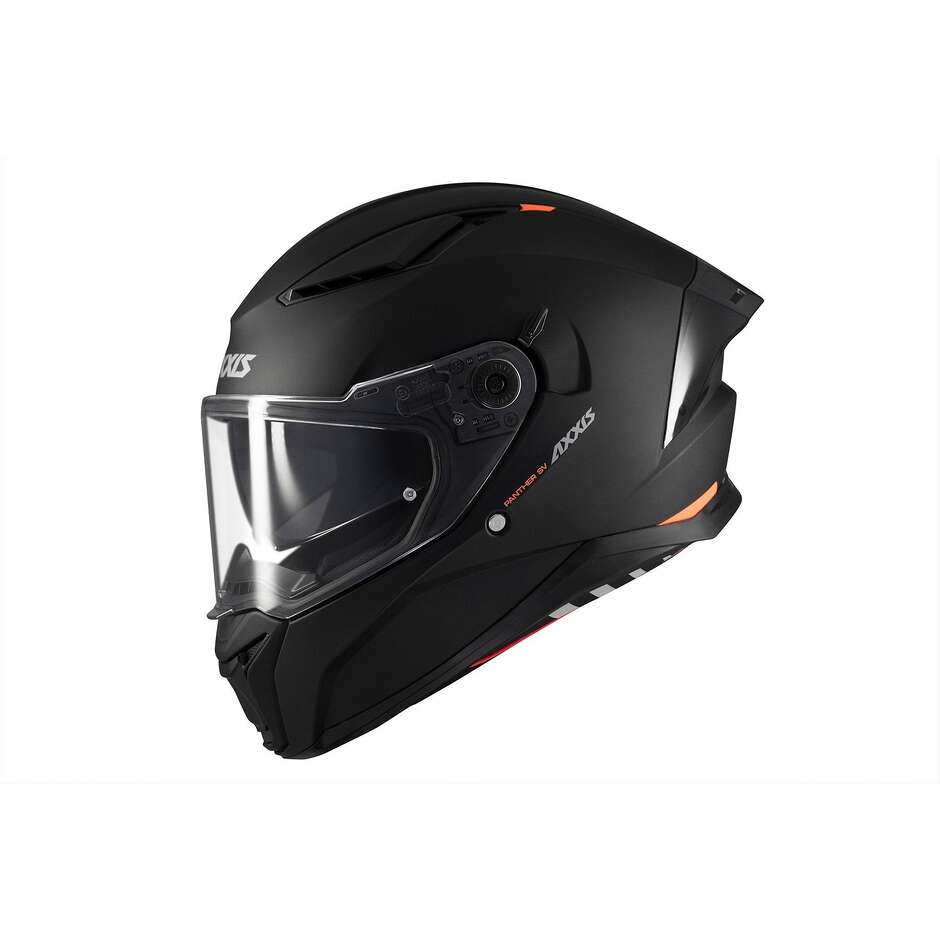 Axxis FF130SV Panther SV Solid A1 Integralhelm, glänzend schwarz