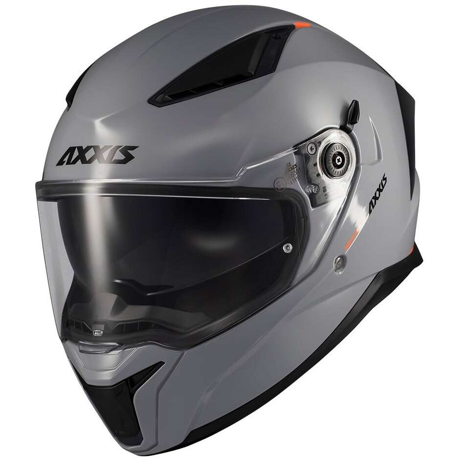 Axxis FF130SV Panther SV Solid A12 Full Face Motorcycle Helmet Grey