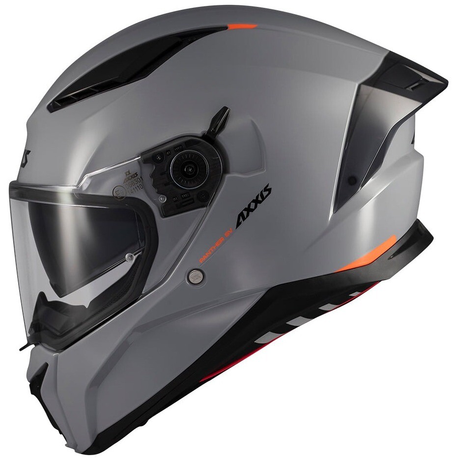 Axxis FF130SV Panther SV Solid A12 Full Face Motorcycle Helmet Grey