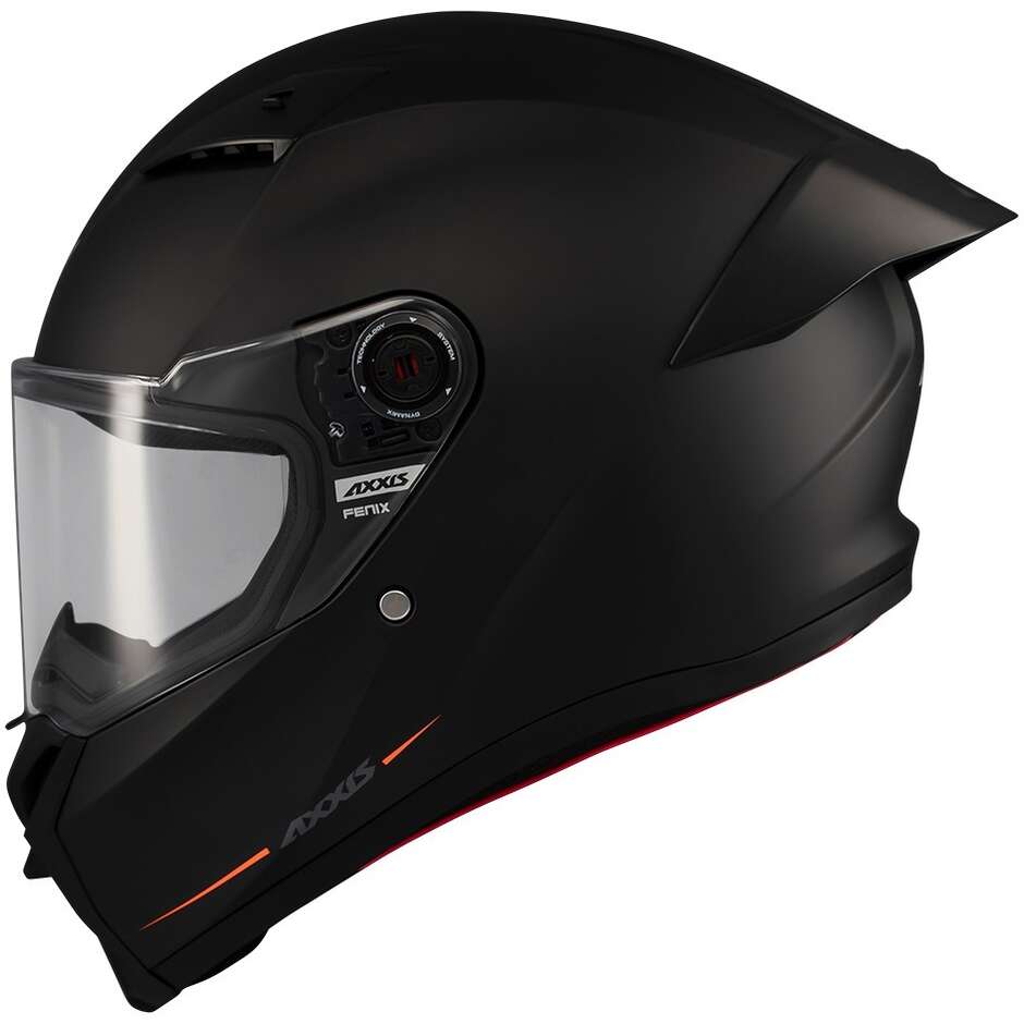 Axxis FF132 Fenix Solid A1 Full Face Motorcycle Helmet, Matte Black