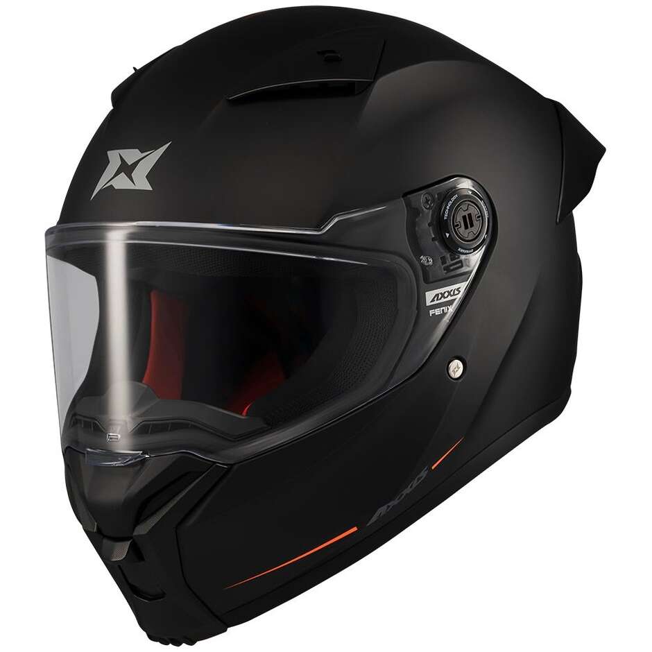 Axxis FF132 Fenix Solid A1 Full Face Motorcycle Helmet, Matte Black