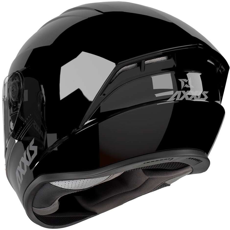 Axxis Integralhelm ff112d Draken S Solid V2 A11 Glanzschwarz