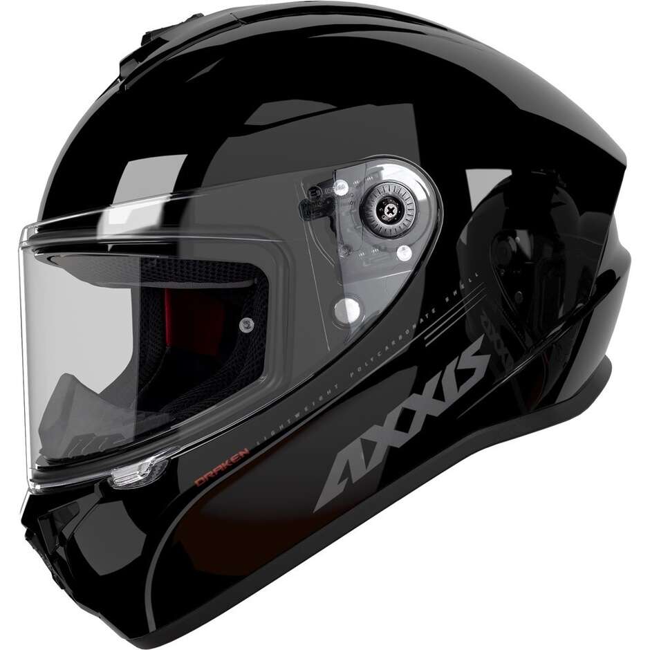 Axxis Integralhelm ff112d Draken S Solid V2 A11 Glanzschwarz