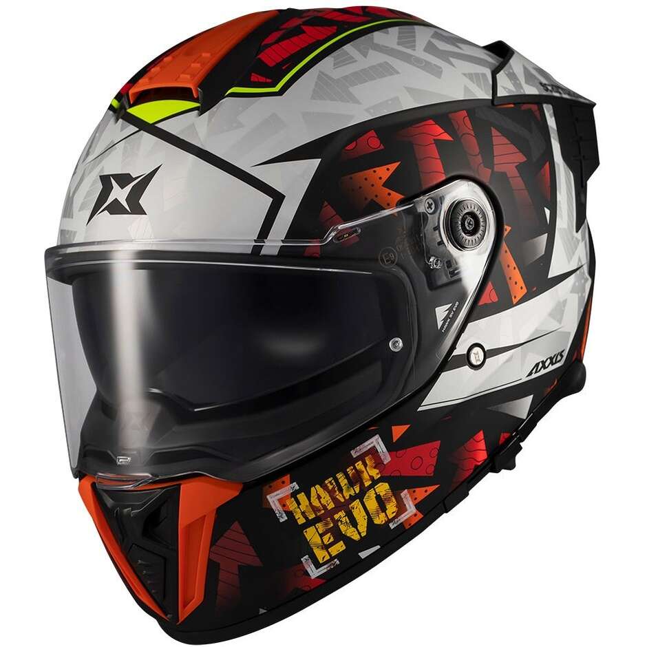 Axxis Integralhelm ff122sv Hawk Evo Sv Skizzenbuch B2