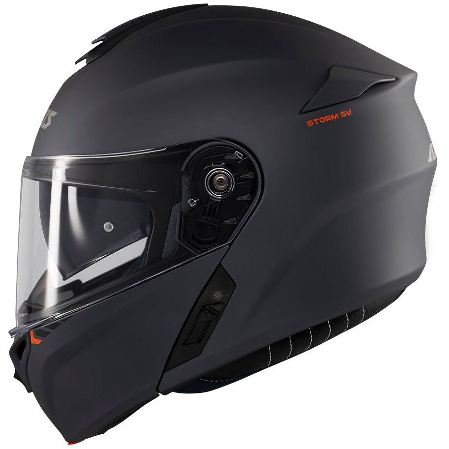 Axxis Modular Motorcycle Helmet ff938sv Storm S Sv Solid A2 Matt Titanium