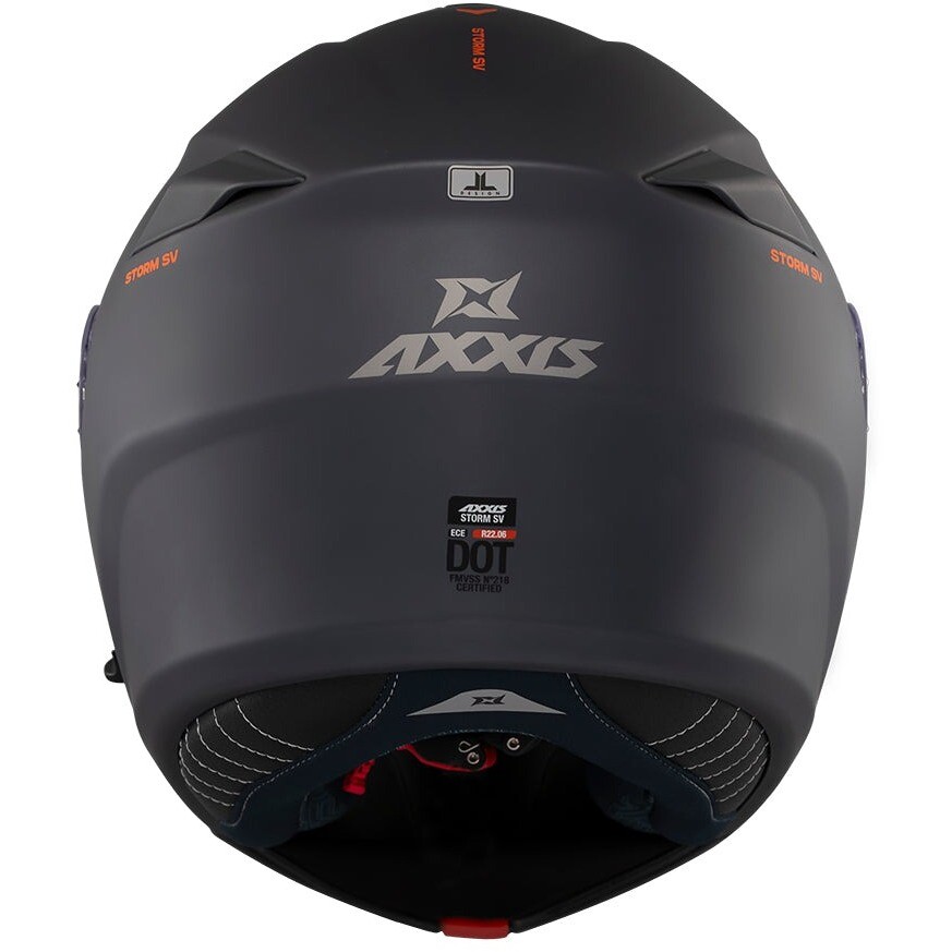 Axxis Modular Motorcycle Helmet ff938sv Storm S Sv Solid A2 Matt Titanium