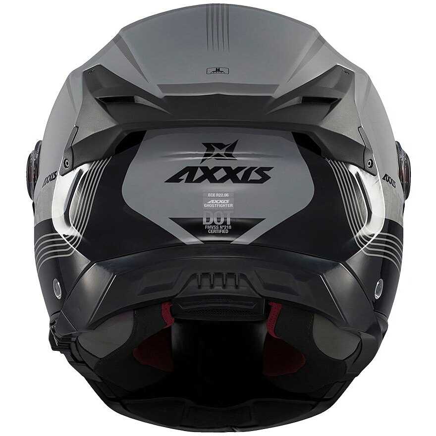 Axxis Modular Motorcycle Helmet fu409 SV Ghostfighter Bitone C2 Gloss ...