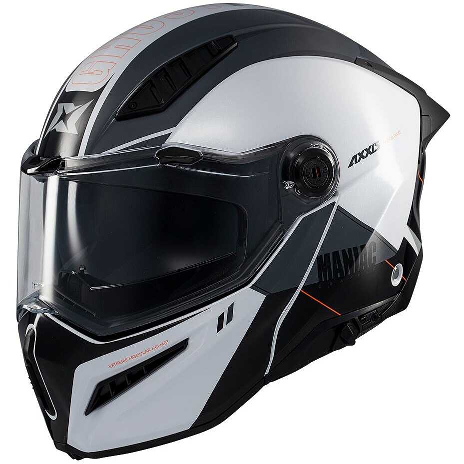 Axxis Modular Motorcycle Helmet fu409 SV Ghostfighter Maniac A2