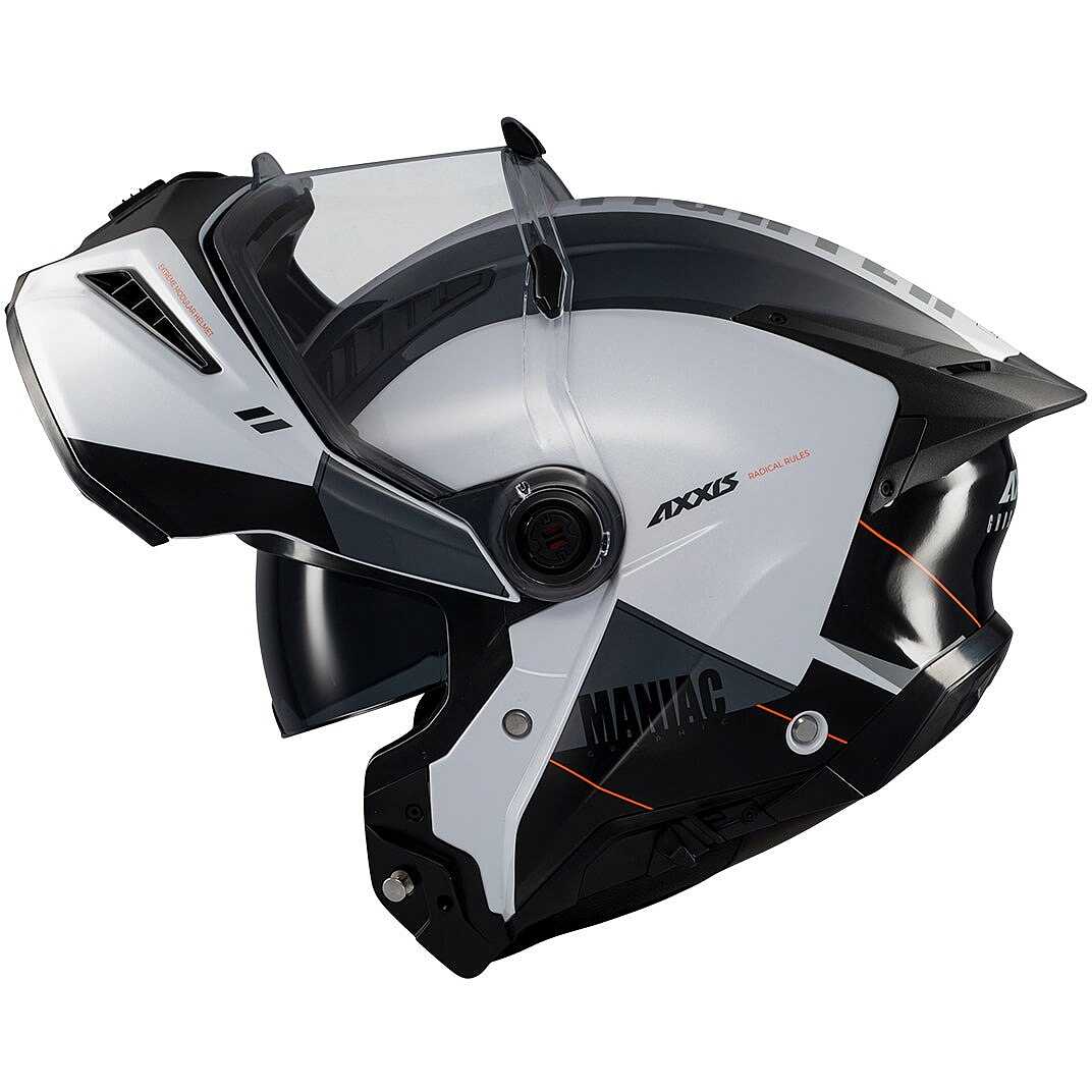 Axxis Modular Motorcycle Helmet fu409 SV Ghostfighter Maniac A2