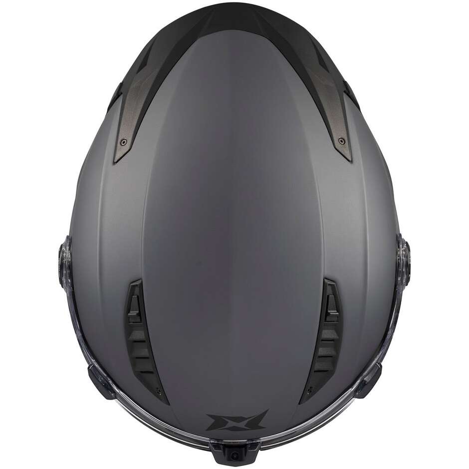 Axxis Modular-Motorradhelm FU409 SV Ghostfighter Solid A12 Matt Titanium