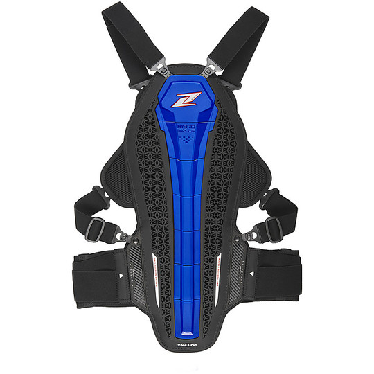 Back + Chest Protection Body Armor Moto Zandonà HYBRID ARMOR x6 Blue Level 2