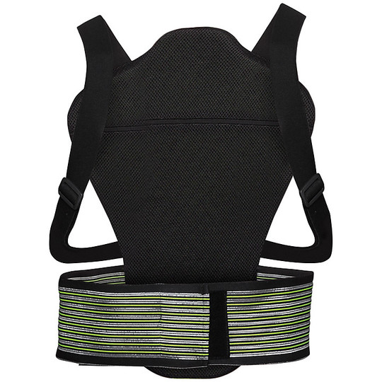 Back Protection Ixs RS-10 Black Fluo Green