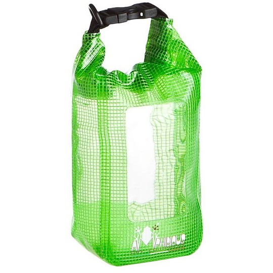Backpack Ultra-flat Amphibious Container Pond Mini Window Clear Green 1,5lt