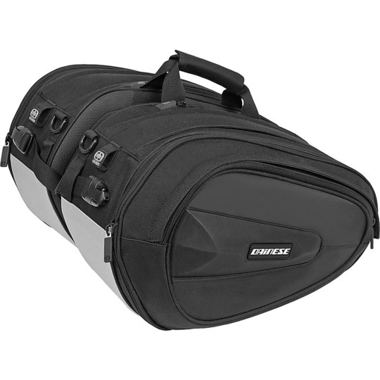 Bags Motorcycle Side Expandable Dainese D-Saddle Stealth Black