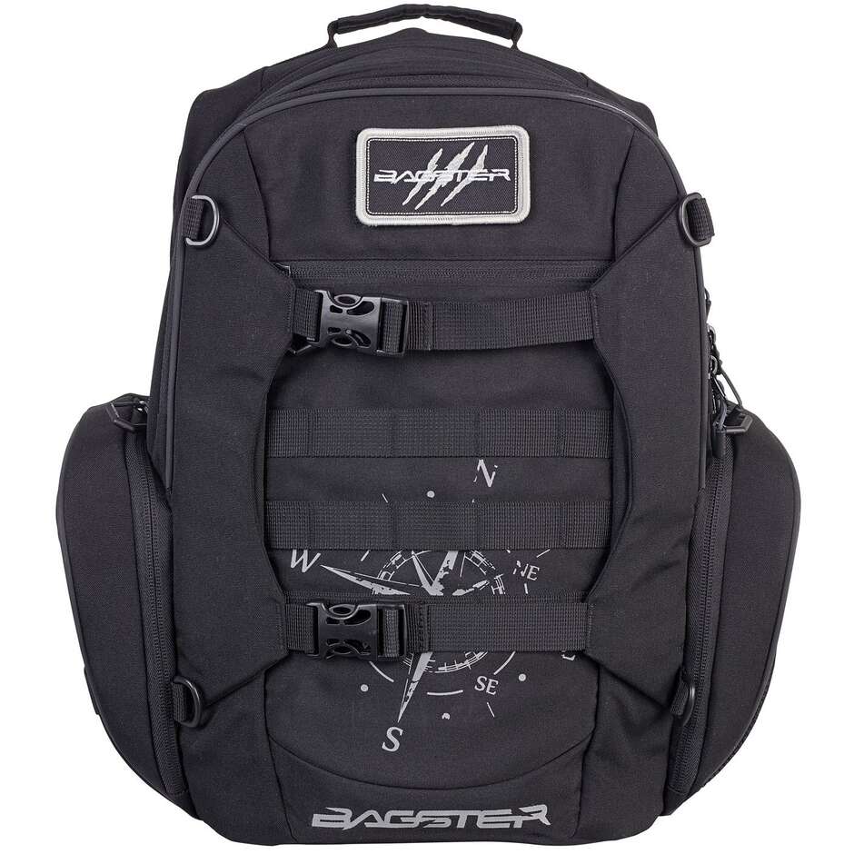 Bagster 28 Liter Wind Technical Motorradrucksack Schwarz