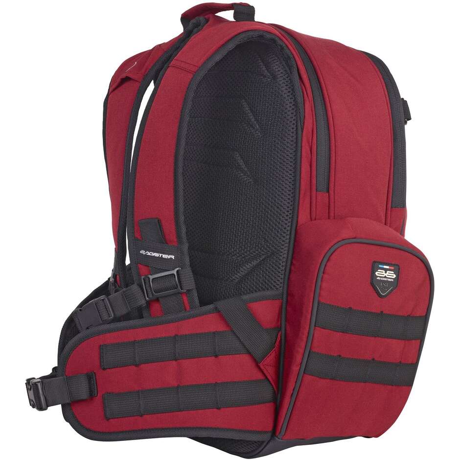 Bagster 28 Litre Wind Technical Motorcycle Backpack, Red