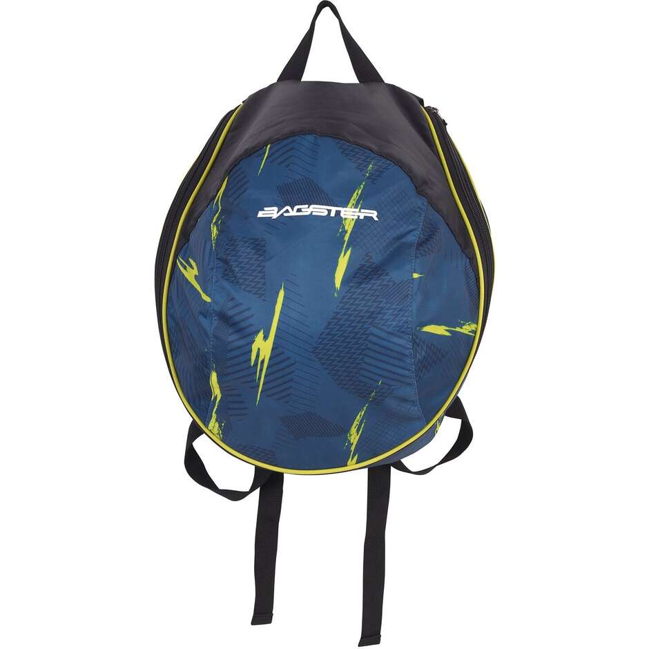 Bagster Motorradrucksack mit PIX-Helmhalterung, Blau