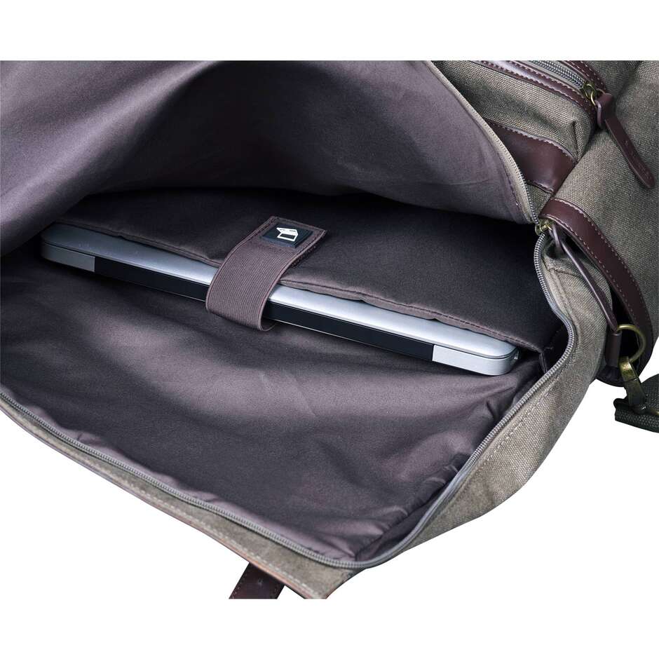 Bagster NEO VINTAGE Duffler Kaky Motorrad-Satteltasche