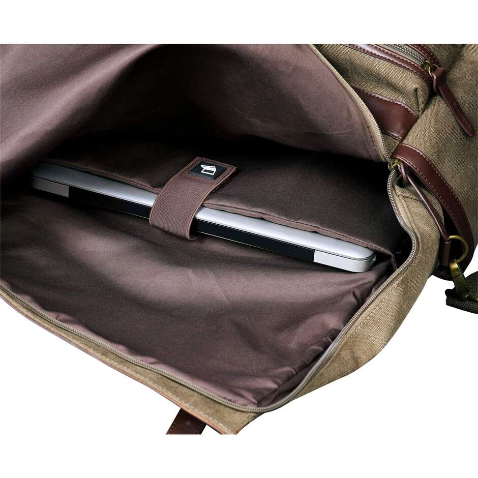Bagster NEO VINTAGE Duffler Kaky Motorrad-Satteltasche