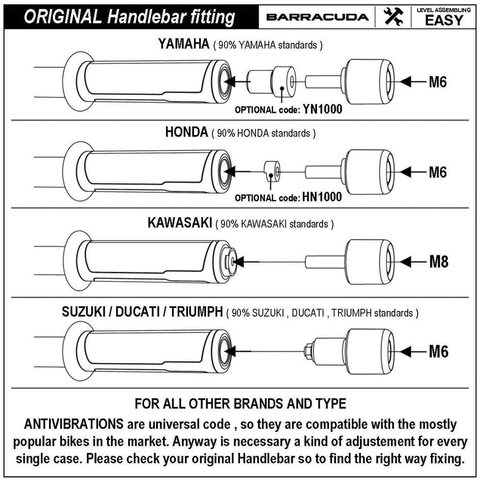 Barbacuda Universal Aluminum Vibration Dampers