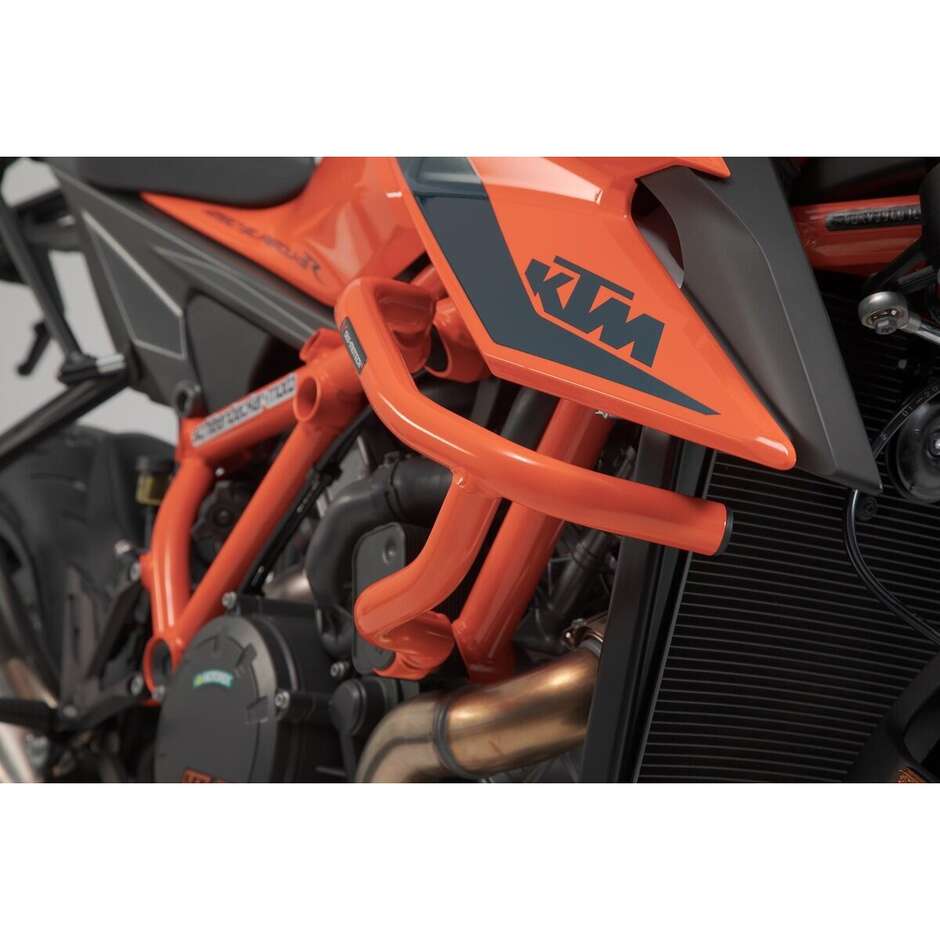 Barra di Protezione Arancione Sw-Motech SBL.04.915.10000/EB per KTM 1290 Super Duke R/EVO (19-)