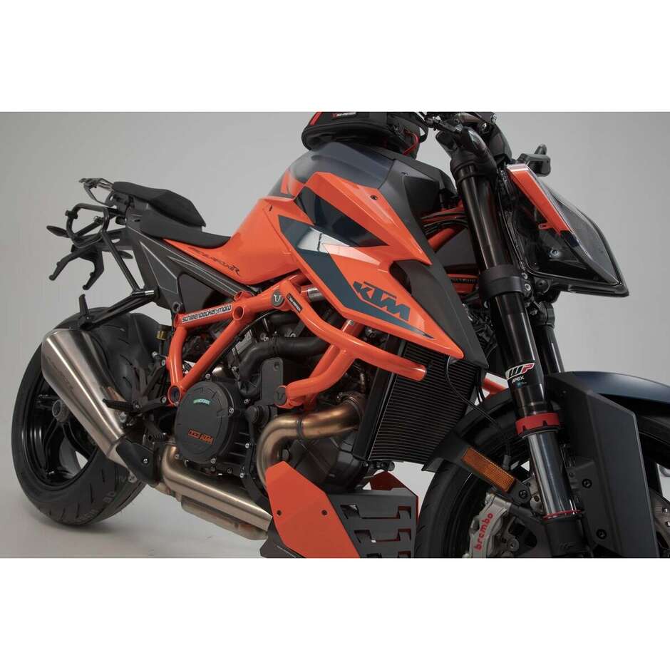 Barra di Protezione Arancione Sw-Motech SBL.04.915.10000/EB per KTM 1290 Super Duke R/EVO (19-)