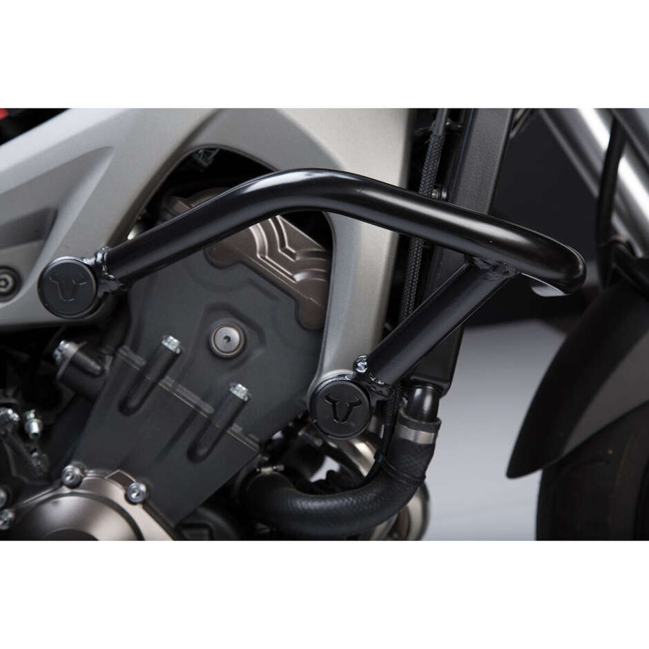 Barra di Protezione Motore Nero Sw-Motech SBL.06.525.10000/B per Yamaha MT-09 (14-20)/Tracer (18-20); XSR900 (16-21)/Abarth