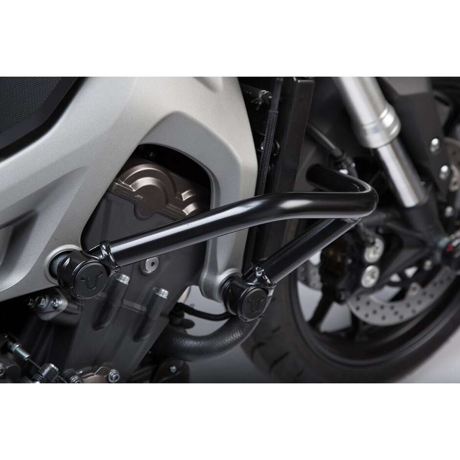 Barra di Protezione Motore Nero Sw-Motech SBL.06.525.10000/B per Yamaha MT-09 (14-20)/Tracer (18-20); XSR900 (16-21)/Abarth