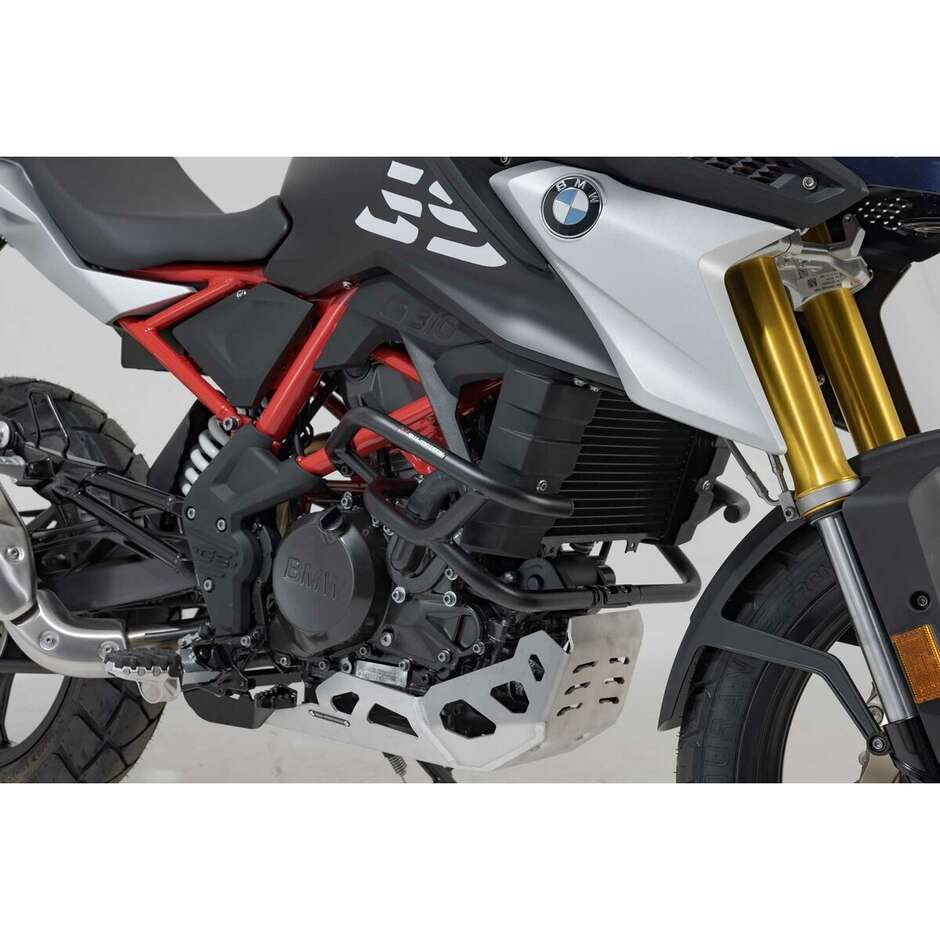 Barra di Protezione Motore Nero Sw-Motech SBL.07.649.10002/B per BMW G310R (16-) / G 310 GS (17-)