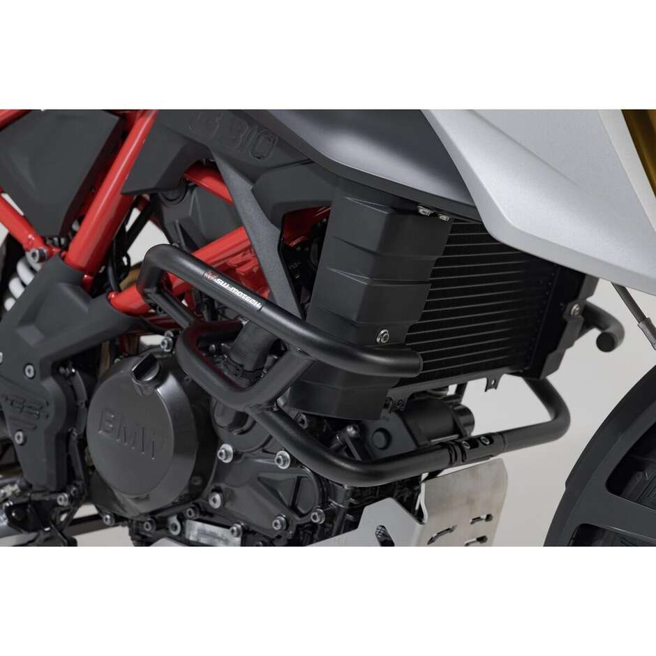 Barra di Protezione Motore Nero Sw-Motech SBL.07.649.10002/B per BMW G310R (16-) / G 310 GS (17-)