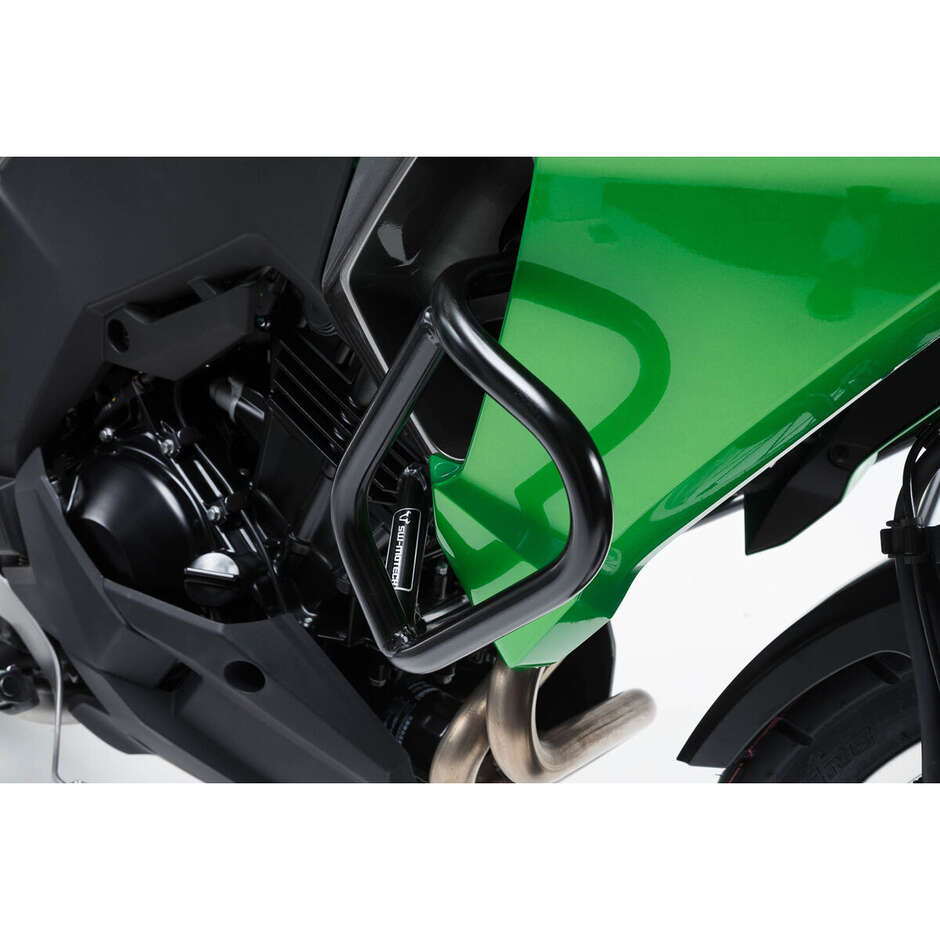 Barra di Protezione Motore Nero Sw-Motech SBL.08.875.10000/B per Kawasaki Versys-X300 ABS (16-20)