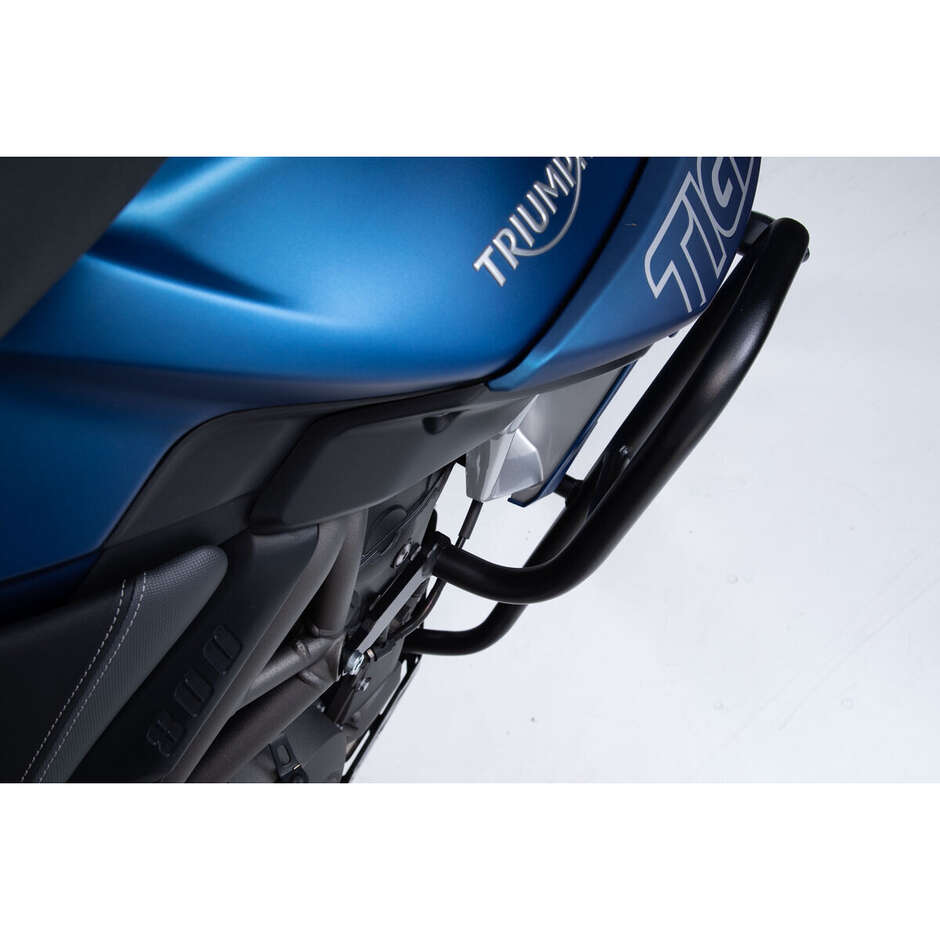 Barra di Protezione Motore Nero Sw-Motech SBL.11.553.10001/B per Triumph Tiger 800 (15-20)