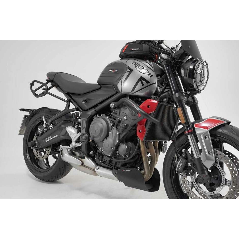 Barra di Protezione Motore Nero Sw-Motech SBL.11.842.10000/B per Triumph Trident 660 (21-24)