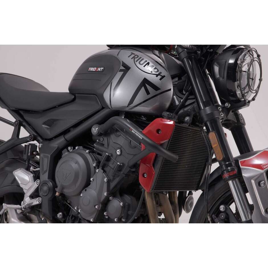 Barra di Protezione Motore Nero Sw-Motech SBL.11.842.10000/B per Triumph Trident 660 (21-24)