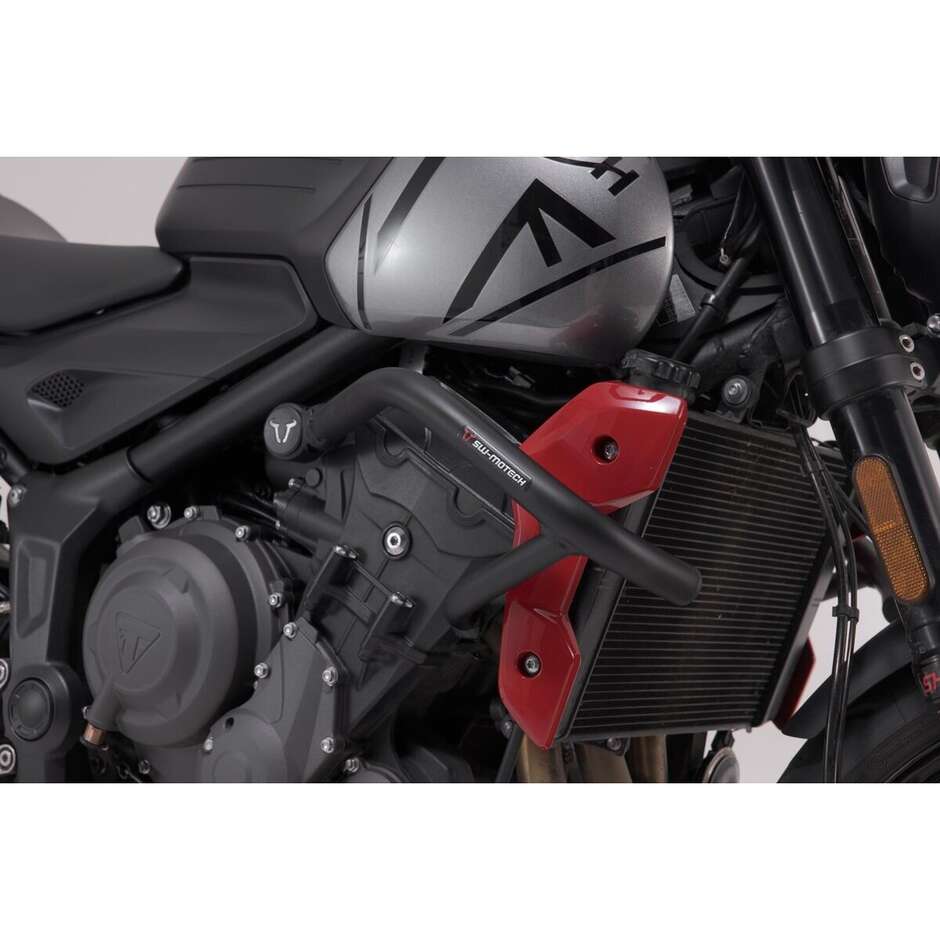 Barra di Protezione Motore Nero Sw-Motech SBL.11.842.10000/B per Triumph Trident 660 (21-24)