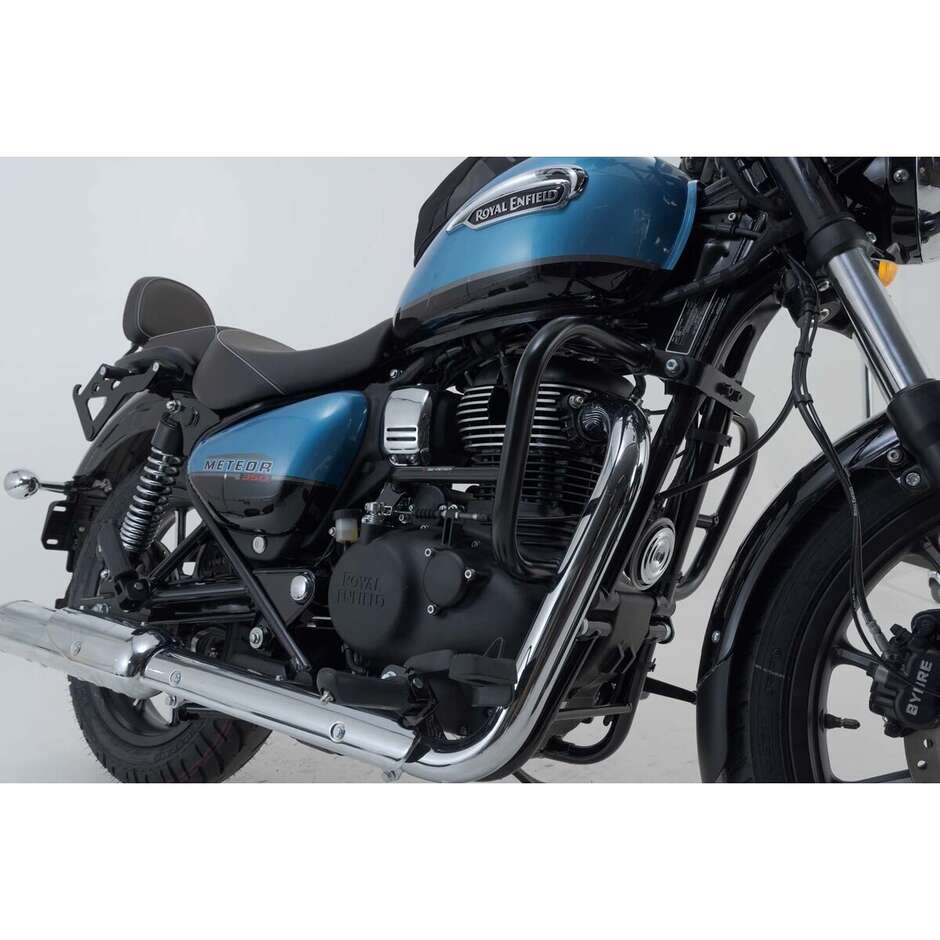 Barra di Protezione Motore Nero Sw-Motech SBL.41.983.10000/B per Royal Enfield Meteor 350 (19-22)
