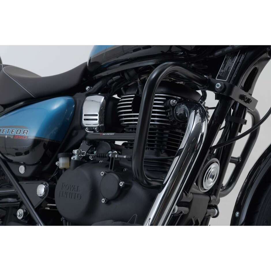 Barra di Protezione Motore Nero Sw-Motech SBL.41.983.10000/B per Royal Enfield Meteor 350 (19-22)