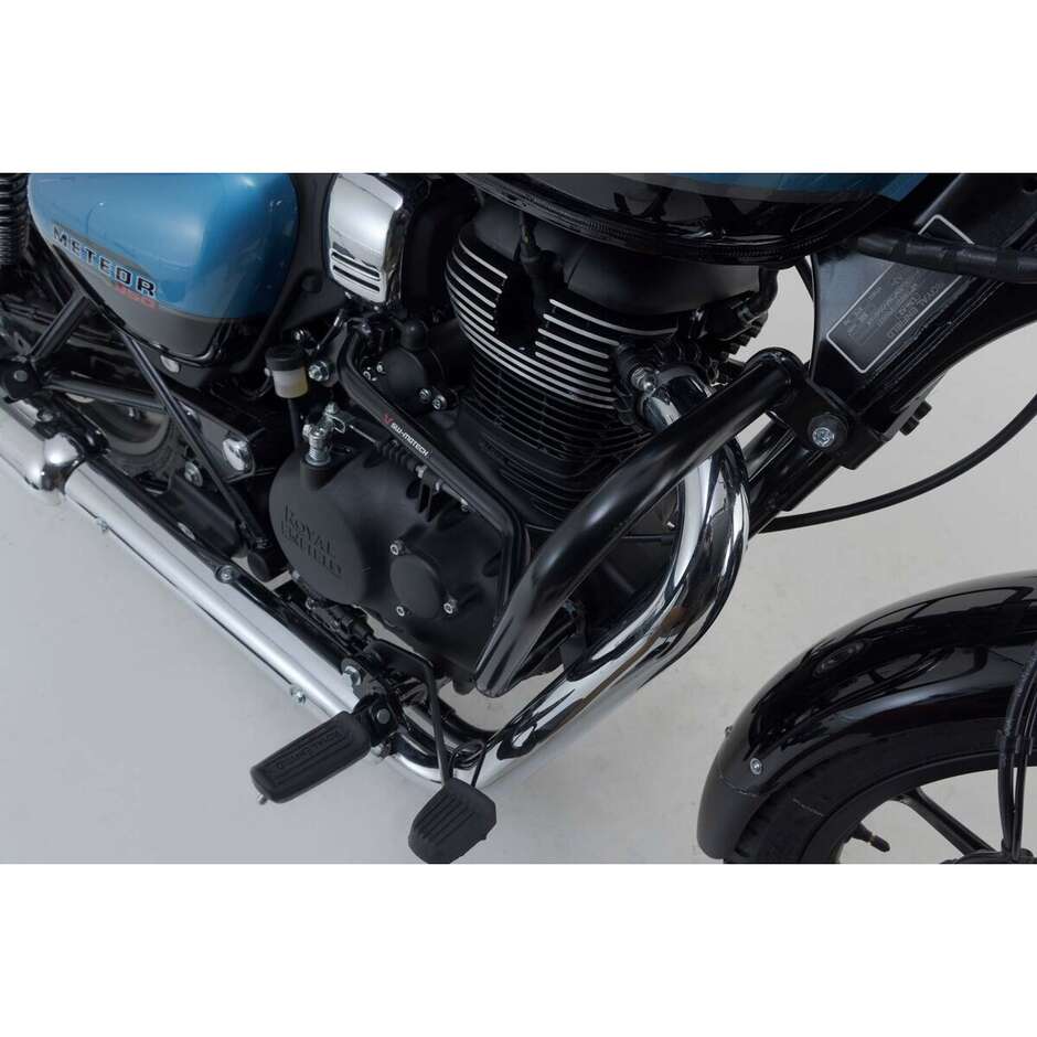 Barra di Protezione Motore Nero Sw-Motech SBL.41.983.10000/B per Royal Enfield Meteor 350 (19-22)