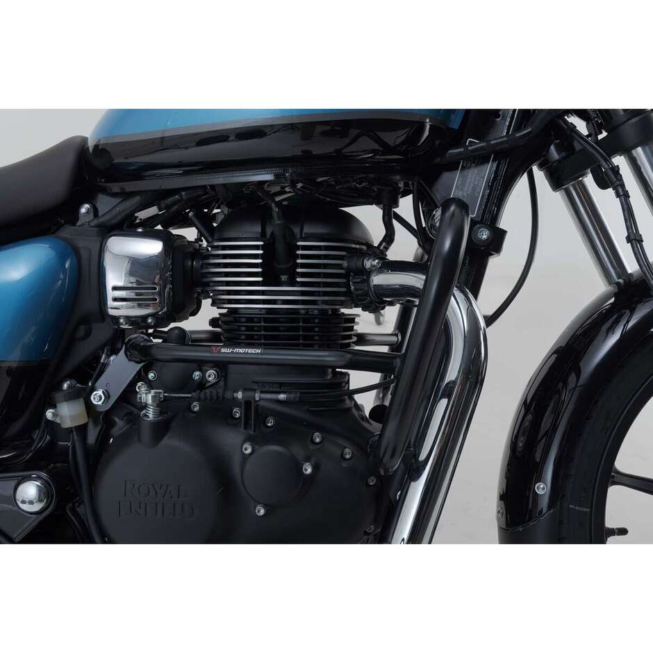 Barra di Protezione Motore Nero Sw-Motech SBL.41.983.10000/B per Royal Enfield Meteor 350 (19-22)
